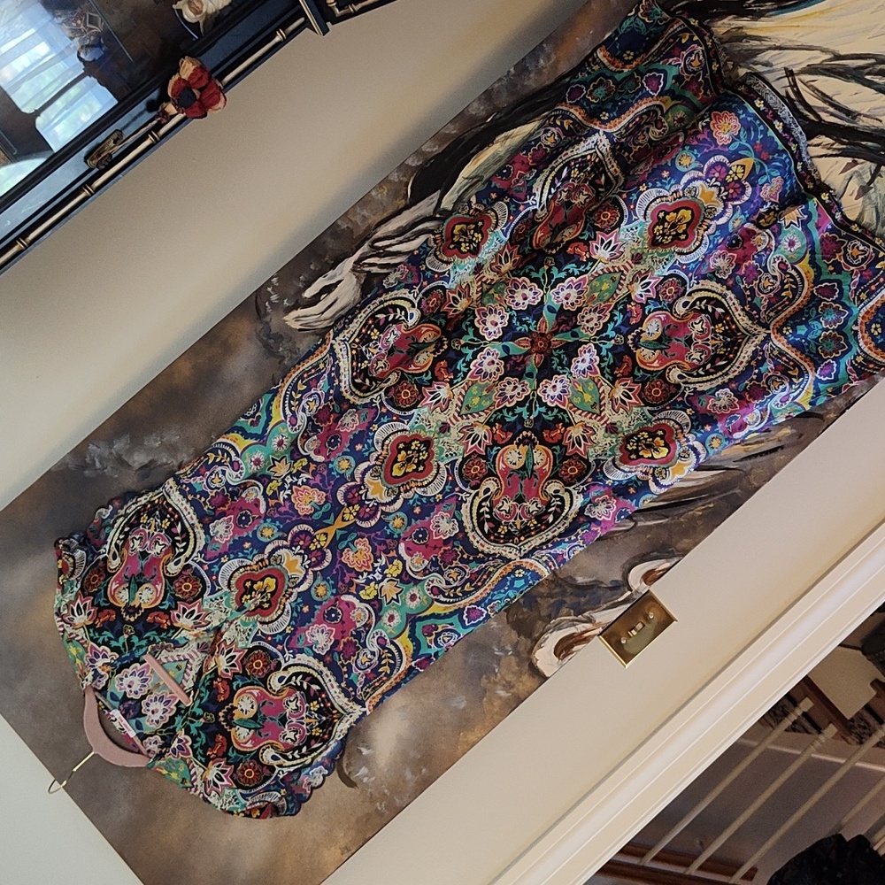 Johnny Was Silk Dress NWOT